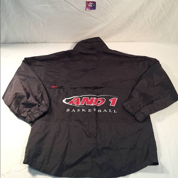 VINTAGE AND1 Windbreaker Jacket - Picture 4 of 5